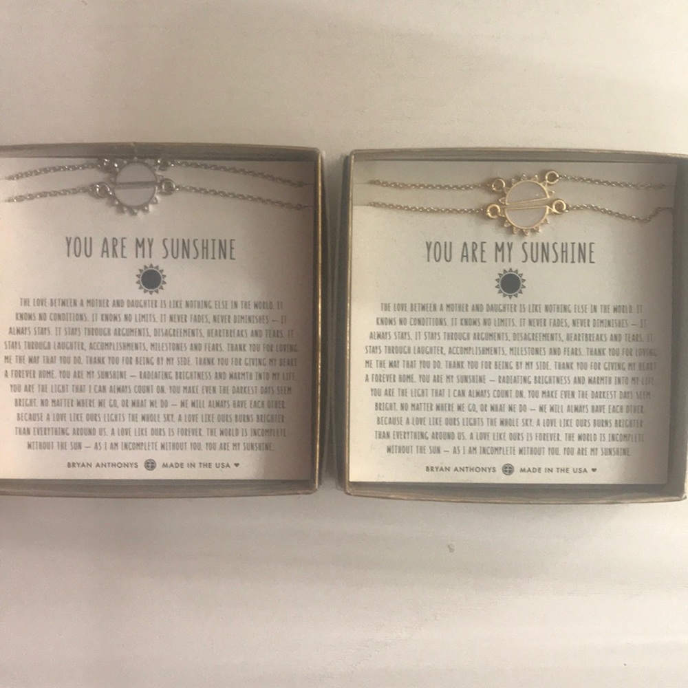BRYAN ANTHONYS YOU ARE MY SUNSHINE NECKLACE SET